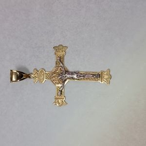 14k gold cross